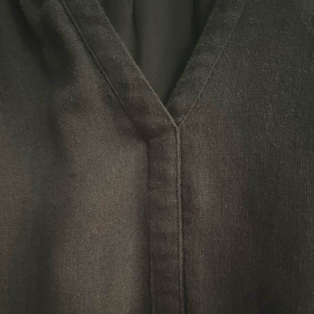 Calypso St. Barth slate gray long sleeve top - Picture 4 of 14